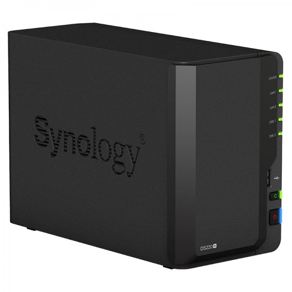 Synology DiskStation DS220 + NAS, 2GB RAM, 2x Gb LAN - 2-bay