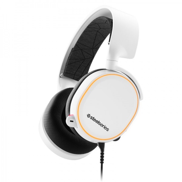 SteelSeries Arctis 5 (2019 Edition) 7.1 Surround Gaming Headset - White