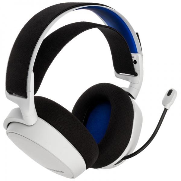 White for Playstation 5 and Playstation 4 Lossless 2.4 GHz Wireless Gaming Headset SteelSeries Arctis 7P Wireless 61467 