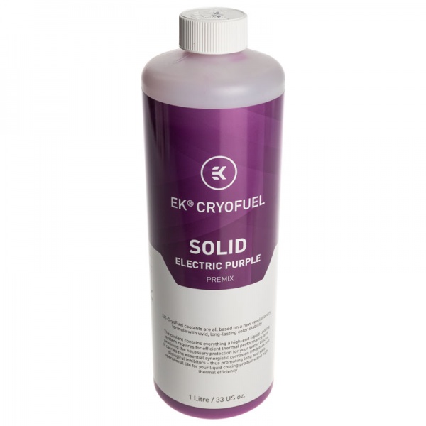 EK Water Blocks EK-CryoFuel Solid Electric Purple (Premix 1000mL)