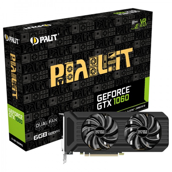 Palit GeForce 1060 Dual, MB GDDR5 [GCPI-077] from WatercoolingUK