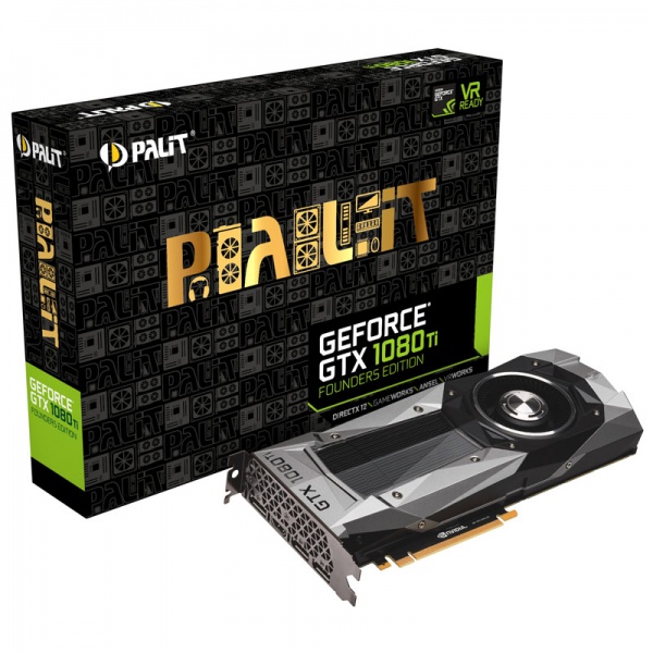 Palit GeForce GTX 1080 Ti Founders Edition, 11264 MB GDDR5X [GCPI