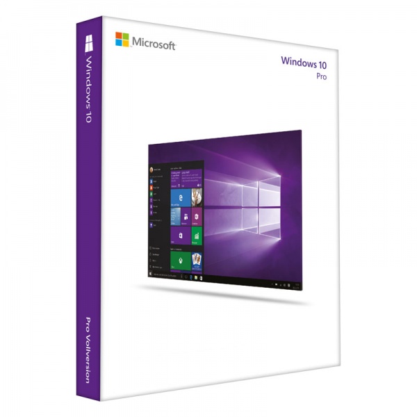 Microsoft Windows 10 Pro 64bit, DSP / SB - DVD (English)