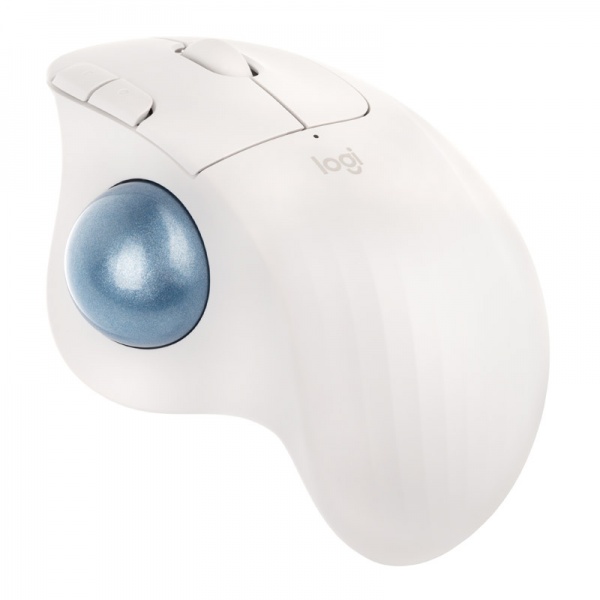 Logitech ERGO M575 wireless trackball mouse - white
