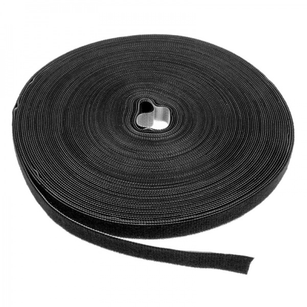 LABEL THE CABLE PRO Roll Dual Velcro roller 25m - black