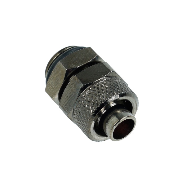 11/8mm (8x1,5mm) compression fitting outer thread 1/4 - black nickel