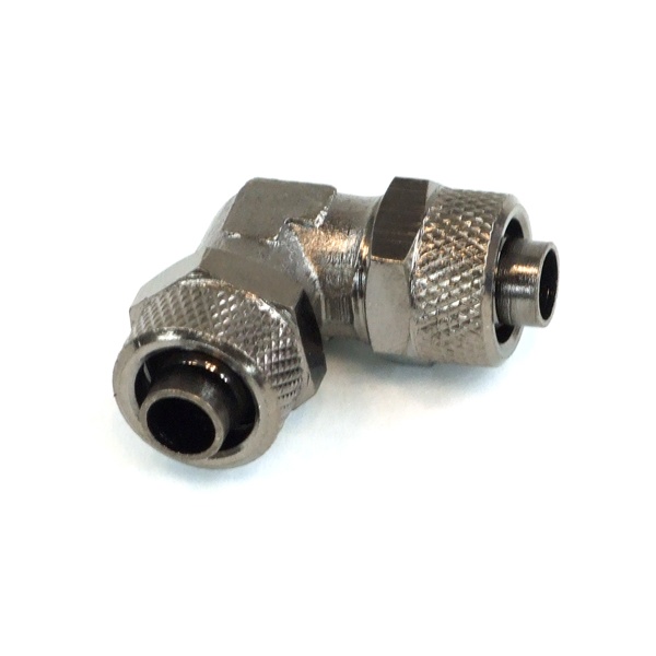 11/8mm (8x1,5mm) L tubing connector - black nickel