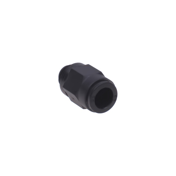 8mm G1 / 8 plug connector black plastic