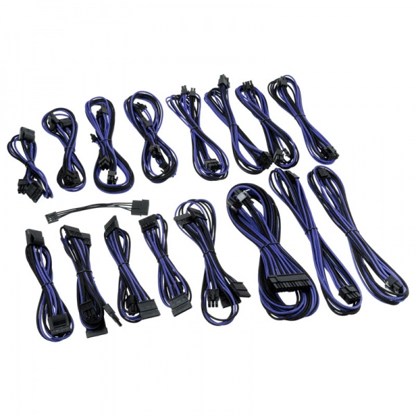 CableMod C-Series AX, HXI and RM Cable Kit - Black / Blue