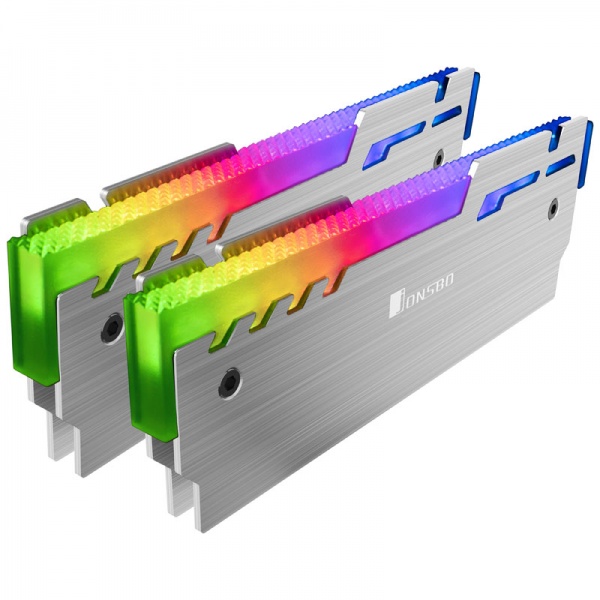 Jonsbo NC-3 2x ARGB-RAM cooler - silver