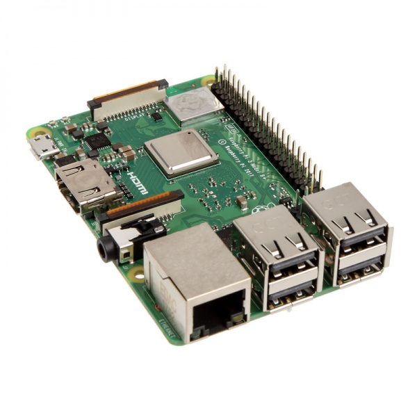 Raspberry Pi 3B +, SoC mini motherboard, 4x 1.4GHz, 1GB RAM, WiFi and BT
