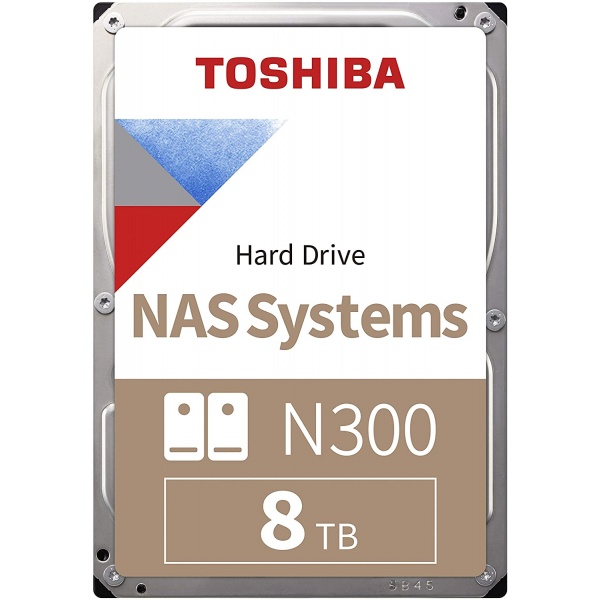 Toshiba 8TB N300 256MB Internal HDD Bulk