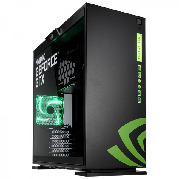 IN WIN 303 Midi-Tower NVIDIA Edition - black / green [GEIW-100