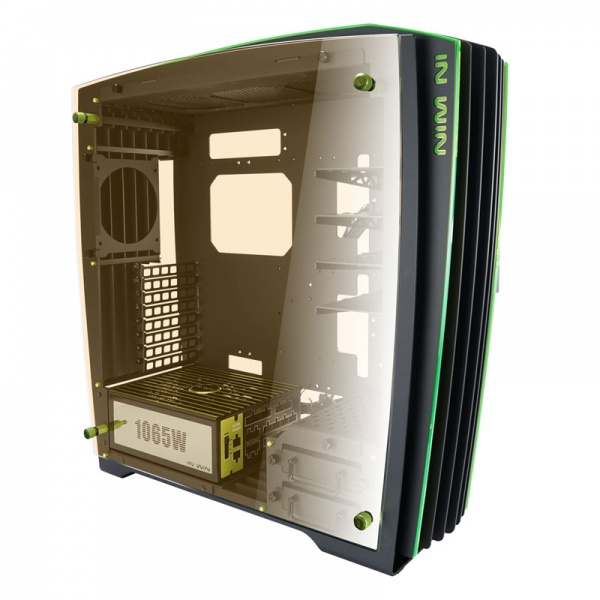 IN WIN H-Frame 2.0 Big Tower, NVIDIA Edition - black / green