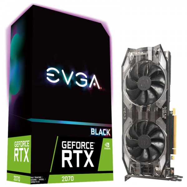 EVGA  GeForce RTX 2070 XC Black Edition, 8192 MB GDDR6