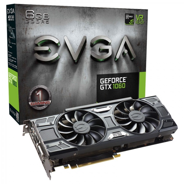 EVGA GeForce GTX 1060 Gaming ACX 3.0, 6144 MB GDDR5
