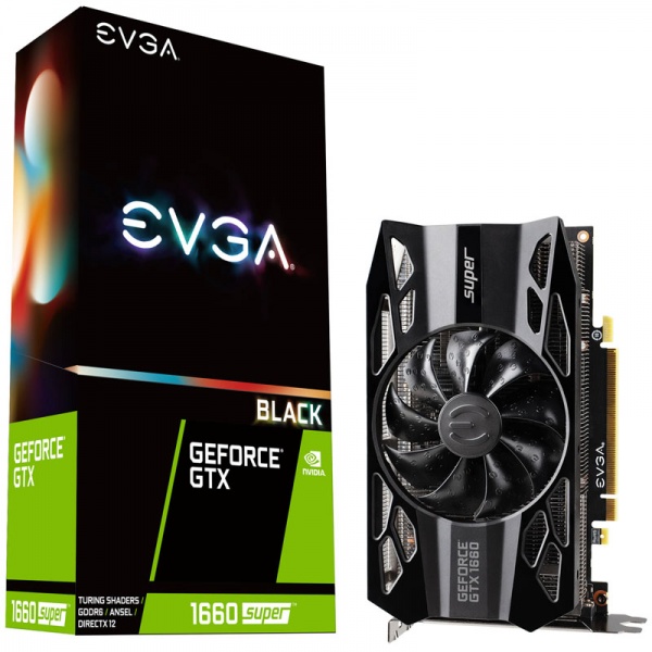 EVGA GeForce GTX 1660 Super Black Gaming, 6144 MB GDDR6