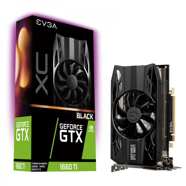 EVGA GeForce GTX 1660 Ti XC Black Gaming, 6144 MB GDDR6