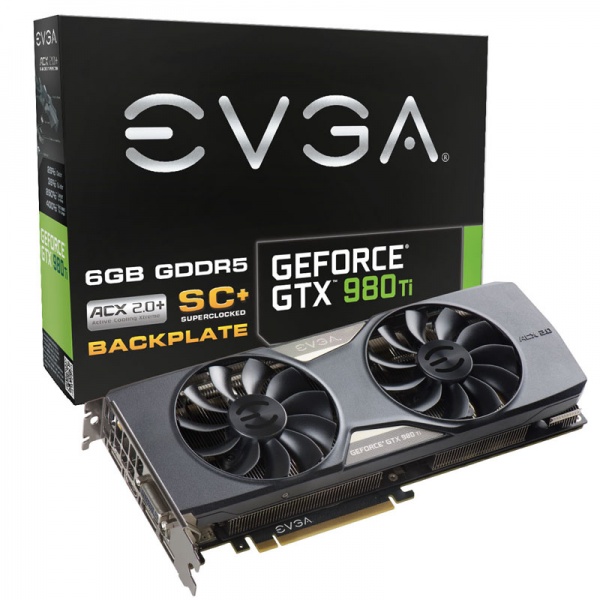 EVGA GeForce GTX 980 Ti Superclocked + ACX 2.0+, 6144 MB GDDR5