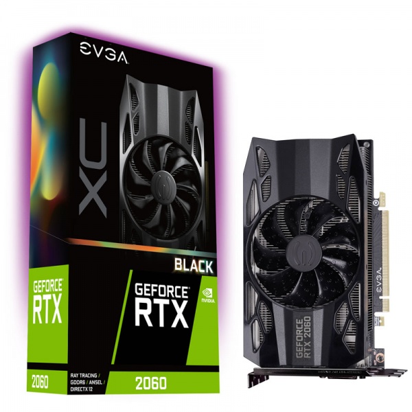 EVGA GeForce RTX 2060 XC Black Gaming, 6144 MB GDDR6