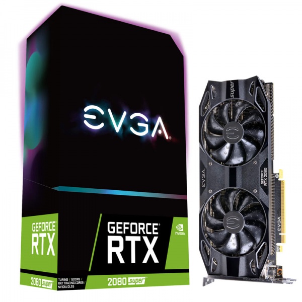 EVGA GeForce RTX 2080 Super Black Gaming, 8192 MB GDDR6