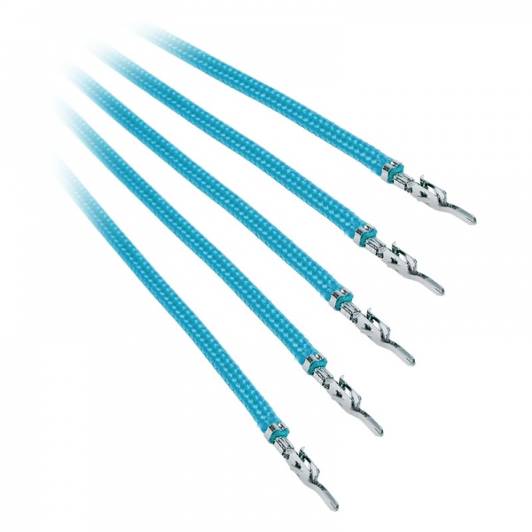 BitFenix Alchemy 2.0 PSU Cable, 5 x 20 cm - light blue