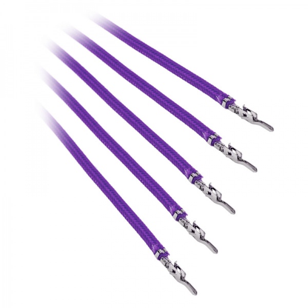 BitFenix Alchemy 2.0 PSU Cable, 5 x 20 cm - Purple