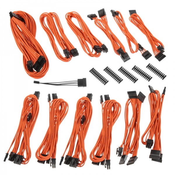 BitFenix Alchemy 2.0 PSU Cable Kit, BQT-Series DPP - orange