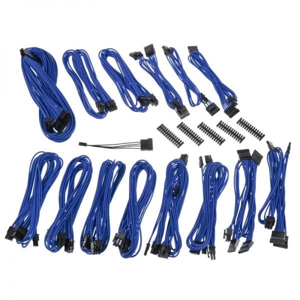 BitFenix Alchemy 2.0 PSU Cable Kit, CMR Series - blue