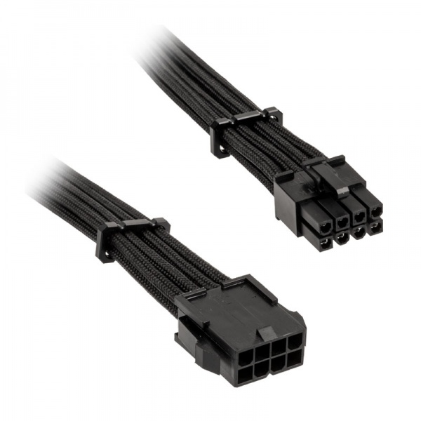 BitFenix Alchemy 8-pin EPS12V extension cable, 45 cm, sleeved - black