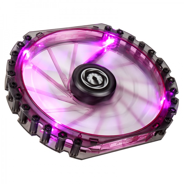 BitFenix Spectre PRO 230mm fan purple LED - black