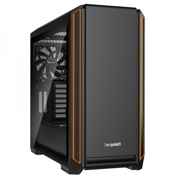 be quiet! Silent Base 601 Midi-Tower, tempered glass - orange