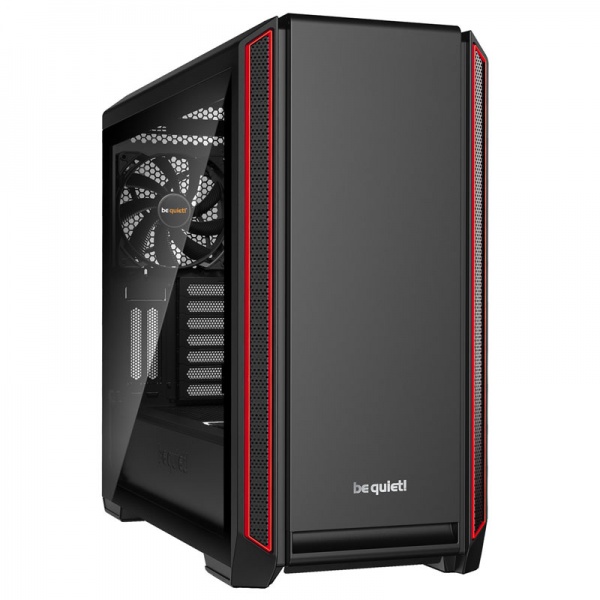 Be quiet! Silent Base 601 Midi Tower, tempered glass - red