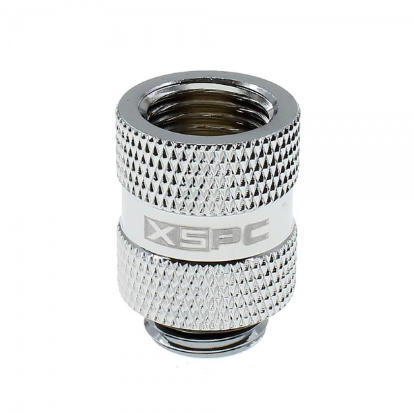 XSPC G1/4 20mm Male to Female Fitting - Chrome