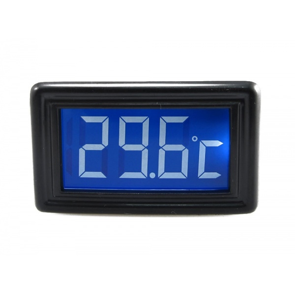 XSPC LCD Temperature Display (Blue/White) V3 + Flat Sensor