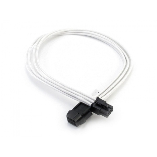 XSPC Premium Sleeved 6-Pin PCI-E Extension Cable (White)