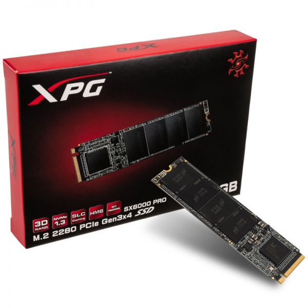 ADATA XPG SX6000 Pro Series NVMe SSD, PCIe 3.0 M.2 Type 2280 - 1 TB