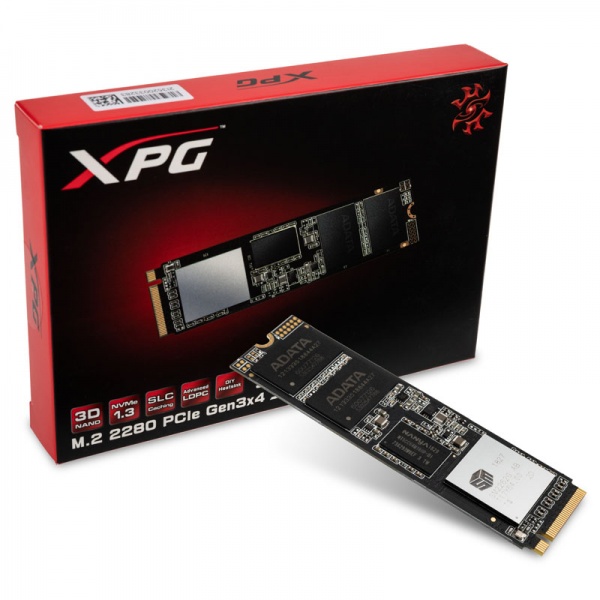 ADATA XPG SX8200 Series NVMe SSD, PCIe 3.0 M.2 Type 2280 - 960 GB
