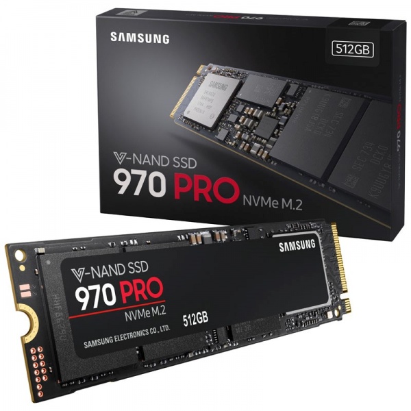 SAMSUNG 970 PRO NVMe SSD, PCIe 3.0 M.2 Type 2280 - 512 GB