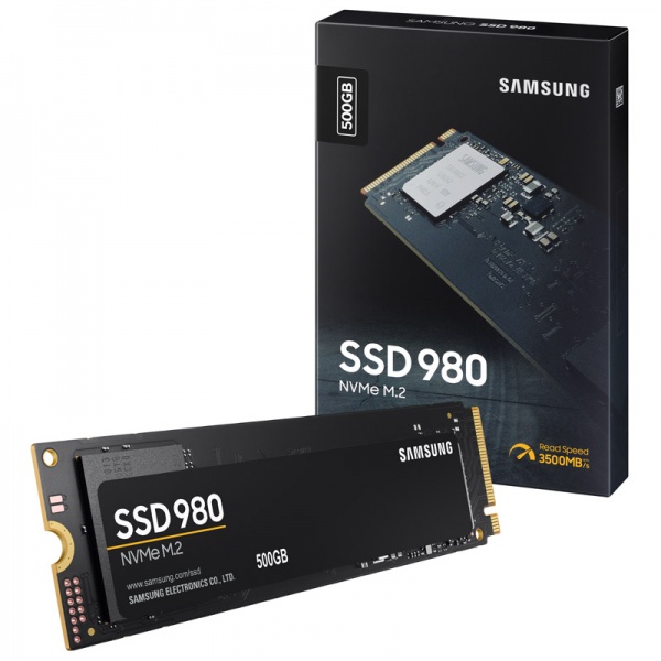 SAMSUNG 980 NVMe SSD, PCIe 3.0 M.2 type 2280 - 500 GB