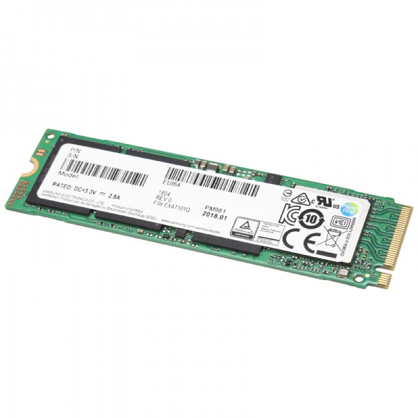 SAMSUNG PM981 NVMe SSD, PCIe M.2 Type 2280, bulk - 256 GB