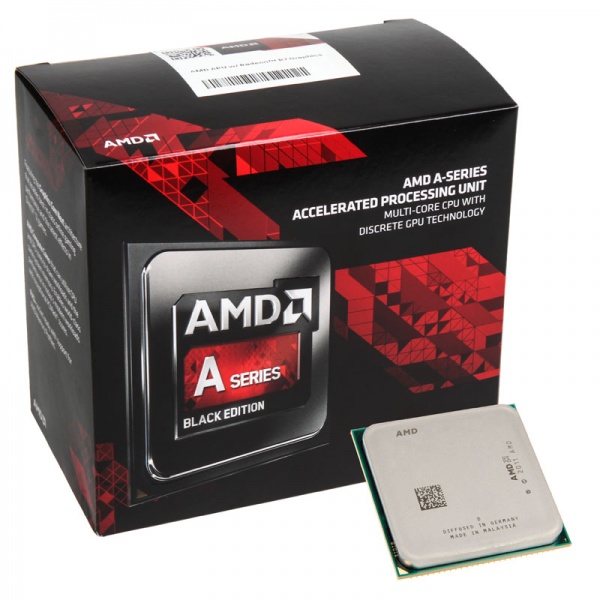 AMD  A8-7670K, 4 Core, 3,6 GHz (Godavari), Radeon R7 - Low-Noise