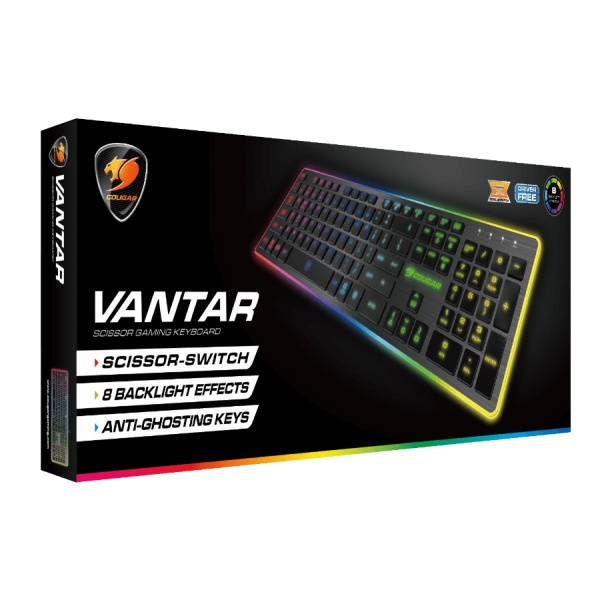 Cougar Vantar 8 Backlit Effect Gaming Keyboard