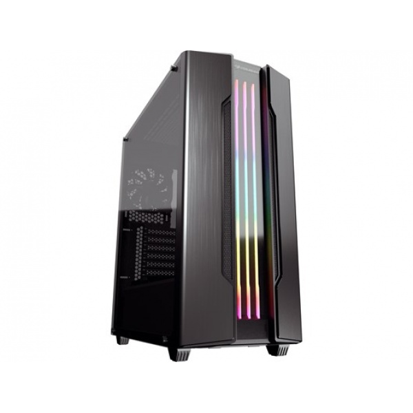 Cougar Gemini S Mid Tower Gaming Case RGB Tempered Glass - Black