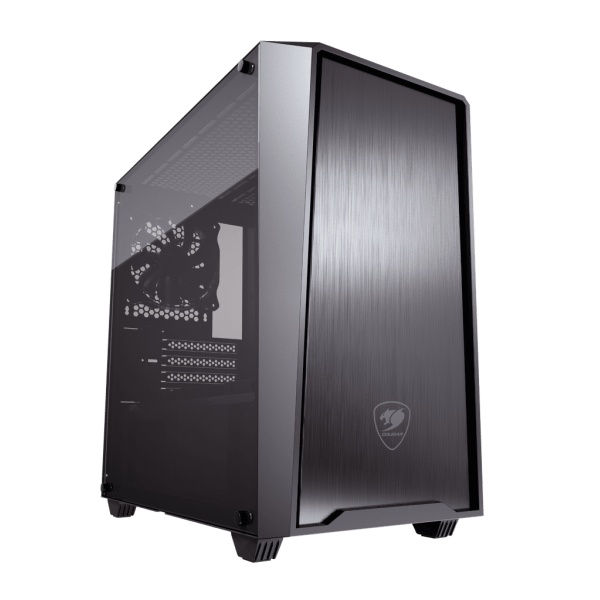 Cougar MG130-G Compact Micro-ATX Gaming Case with Glass Side Window - Black