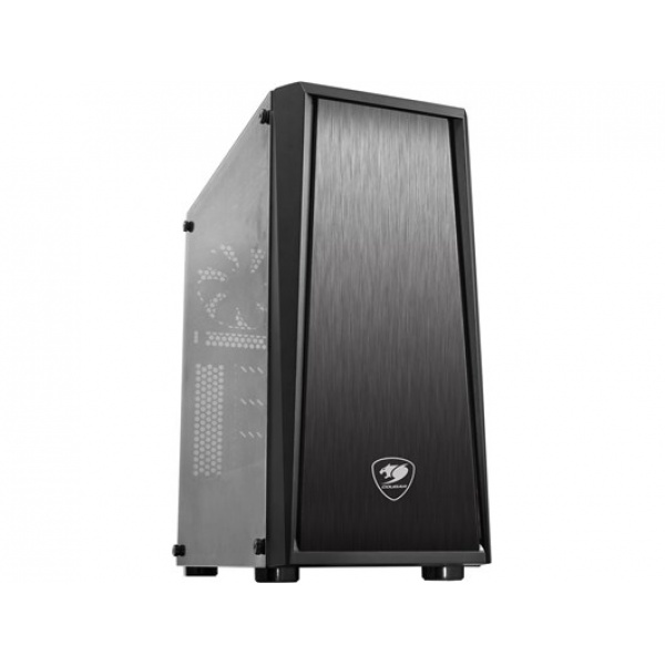 Cougar MX340 Mid tower Gaming Case Tempered Glass - Black