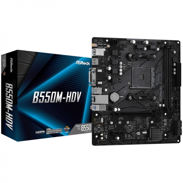 ASRock B550M-HDV, AMD B550 motherboard - socket AM4