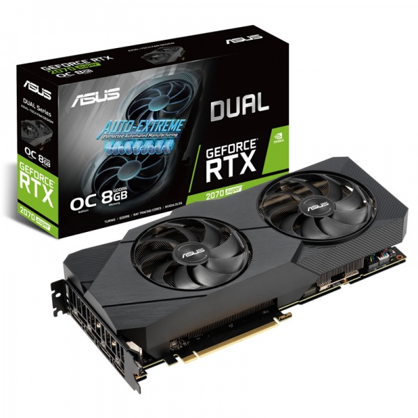 ASUS GeForce RTX 2070 Super Dual O8G Evo, 8192 MB GDDR6 [GCAS-315