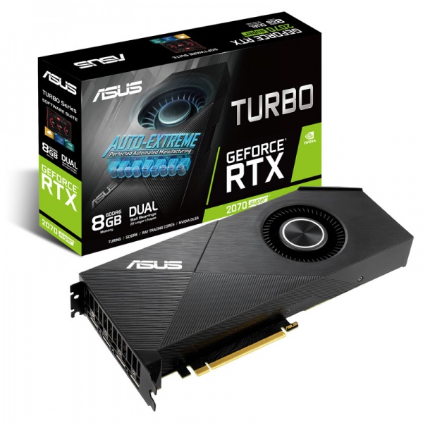 ASUS GeForce RTX 2070 Super Turbo 8G EVO, 8192 MB GDDR6