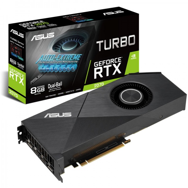 ASUS GeForce RTX 2070 Turbo 8G EVO, 8192 MB GDDR6